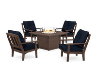 Thumbnail for Trex Cape Cod 5-Piece Deep Seating Set with Fire Pit Table