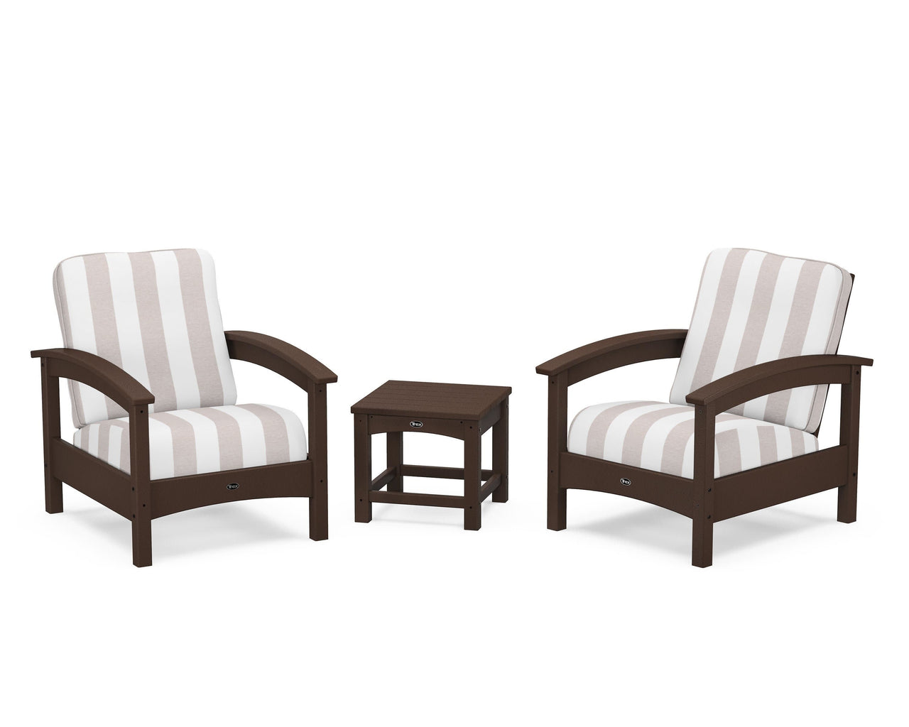 Trex Rockport Club 3-Piece Deep Seating Conversation Set