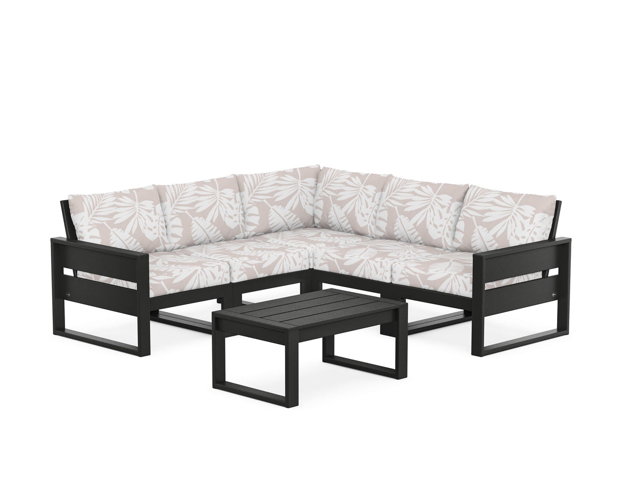 Trex Eastport 6-Piece Deep Seating Sectional + Coffee Table Set