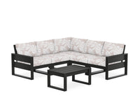 Thumbnail for Trex Eastport 6-Piece Deep Seating Sectional + Coffee Table Set