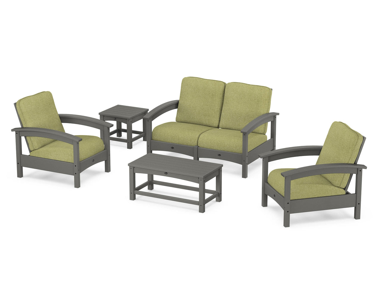 Trex Rockport Club 6-Piece Deep Seating Conversation Set