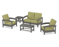 Thumbnail for Trex Rockport Club 6-Piece Deep Seating Conversation Set