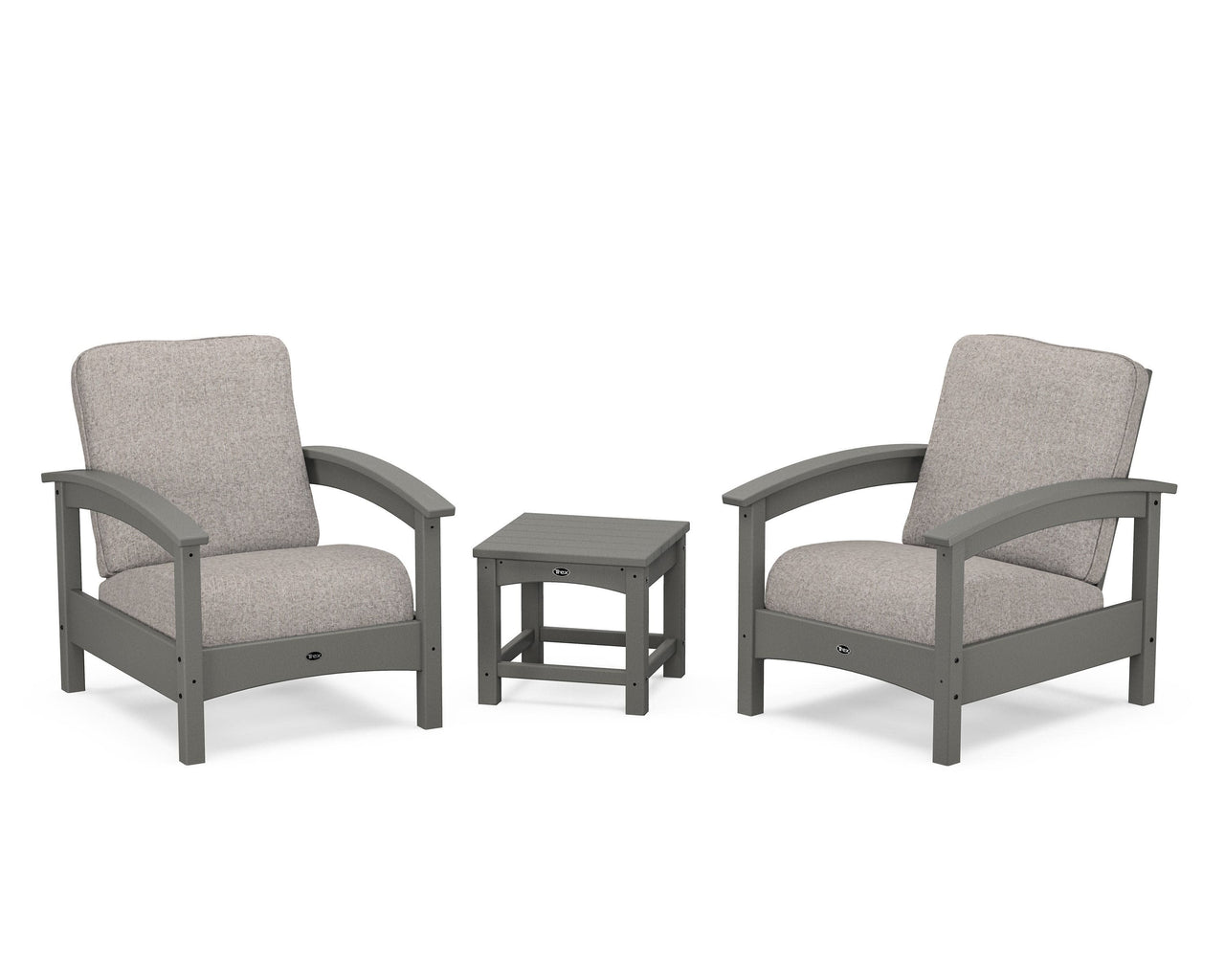 Trex Rockport Club 3-Piece Deep Seating Conversation Set