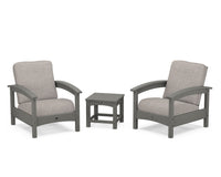 Thumbnail for Trex Rockport Club 3-Piece Deep Seating Conversation Set