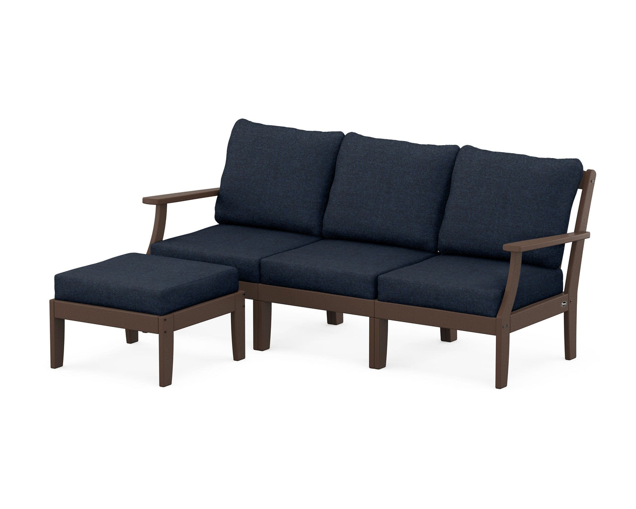 Trex Yacht Club Modular 4-Piece Deep Seating Set with Ottoman