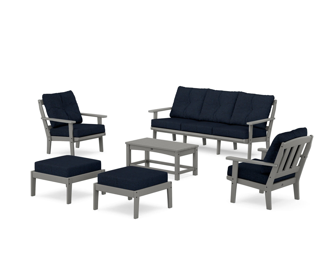 Trex Cape Cod 6-Piece Lounge Sofa Set