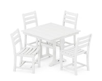 Thumbnail for Trex Monterey Bay 5-Piece Farmhouse Trestle Side Chair Dining Set