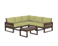 Thumbnail for Trex Eastport 6-Piece Deep Seating Sectional + Coffee Table Set