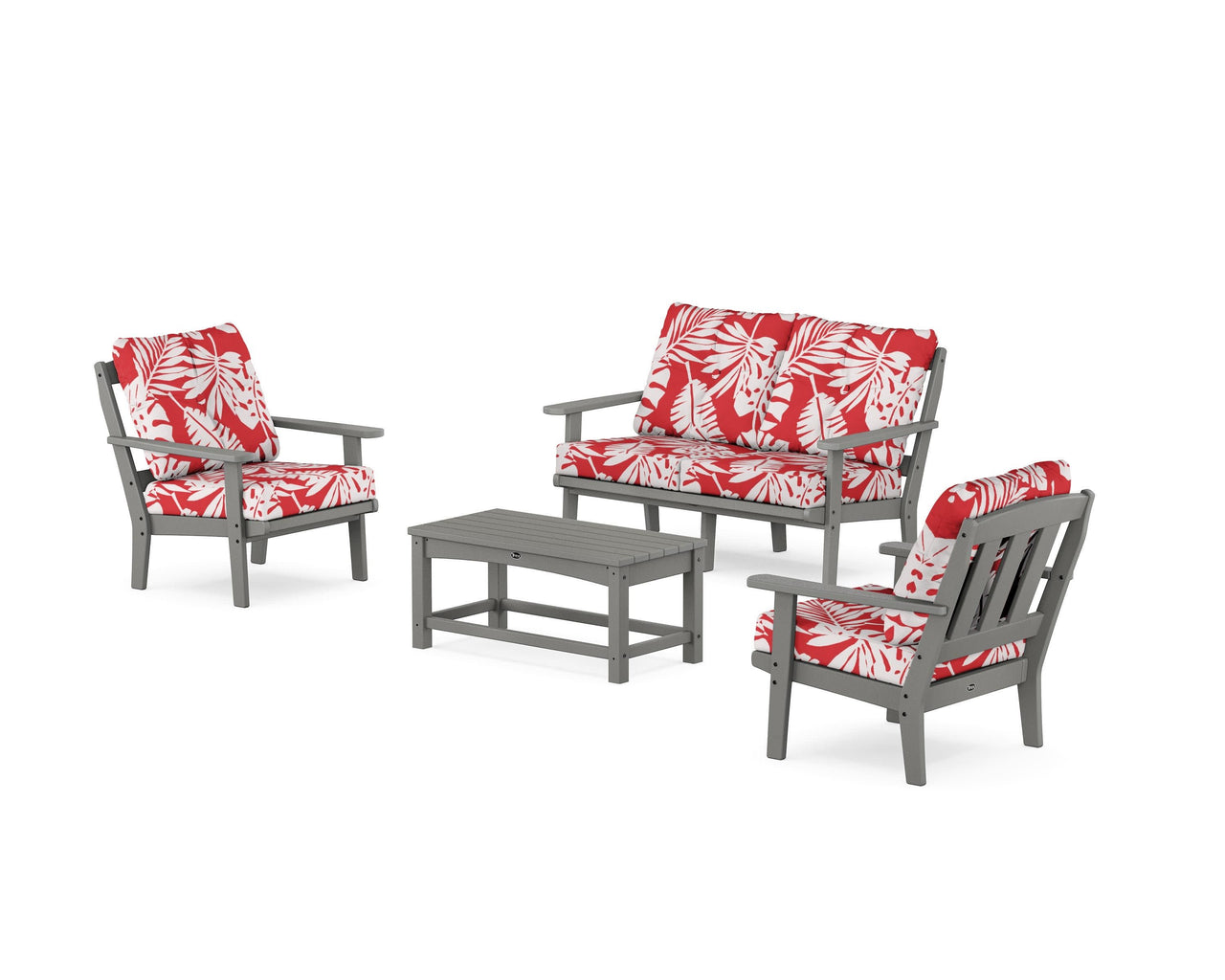 Trex Cape Cod 4-Piece Deep Seating Set with Loveseat