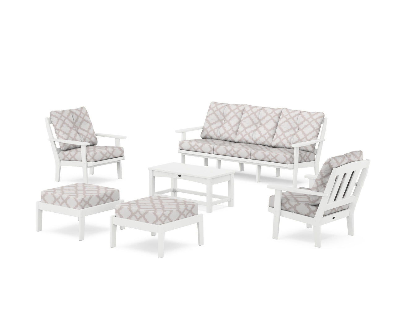 Trex Cape Cod 6-Piece Lounge Sofa Set