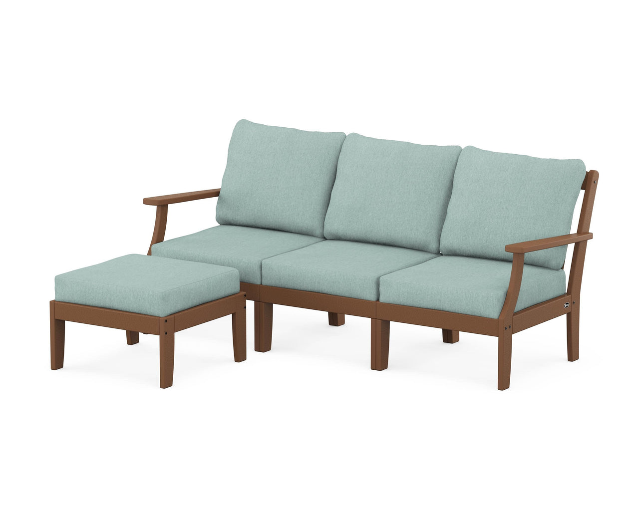 Trex Yacht Club Modular 4-Piece Deep Seating Set with Ottoman