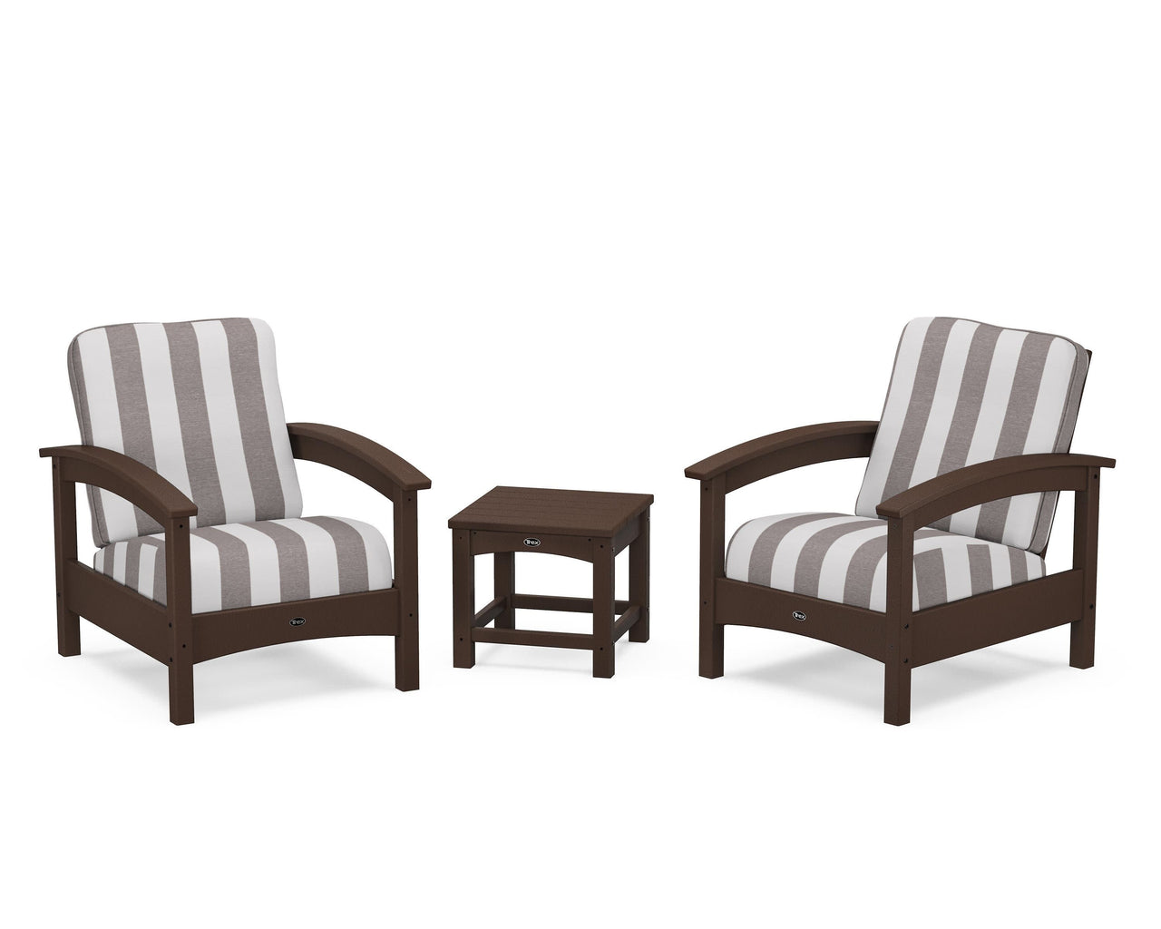 Trex Rockport Club 3-Piece Deep Seating Conversation Set