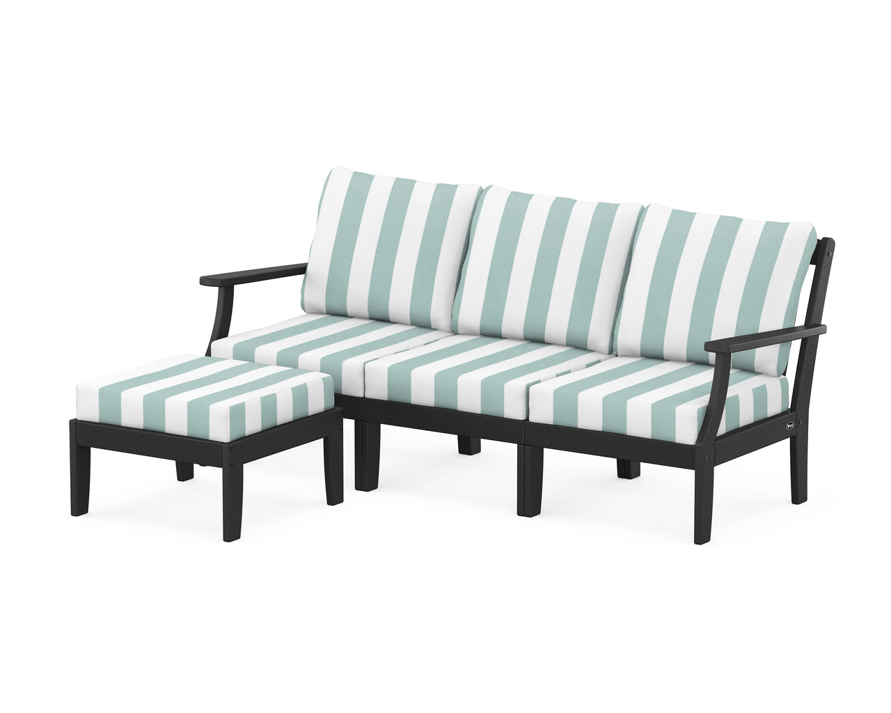 Trex Yacht Club Modular 4-Piece Deep Seating Set with Ottoman