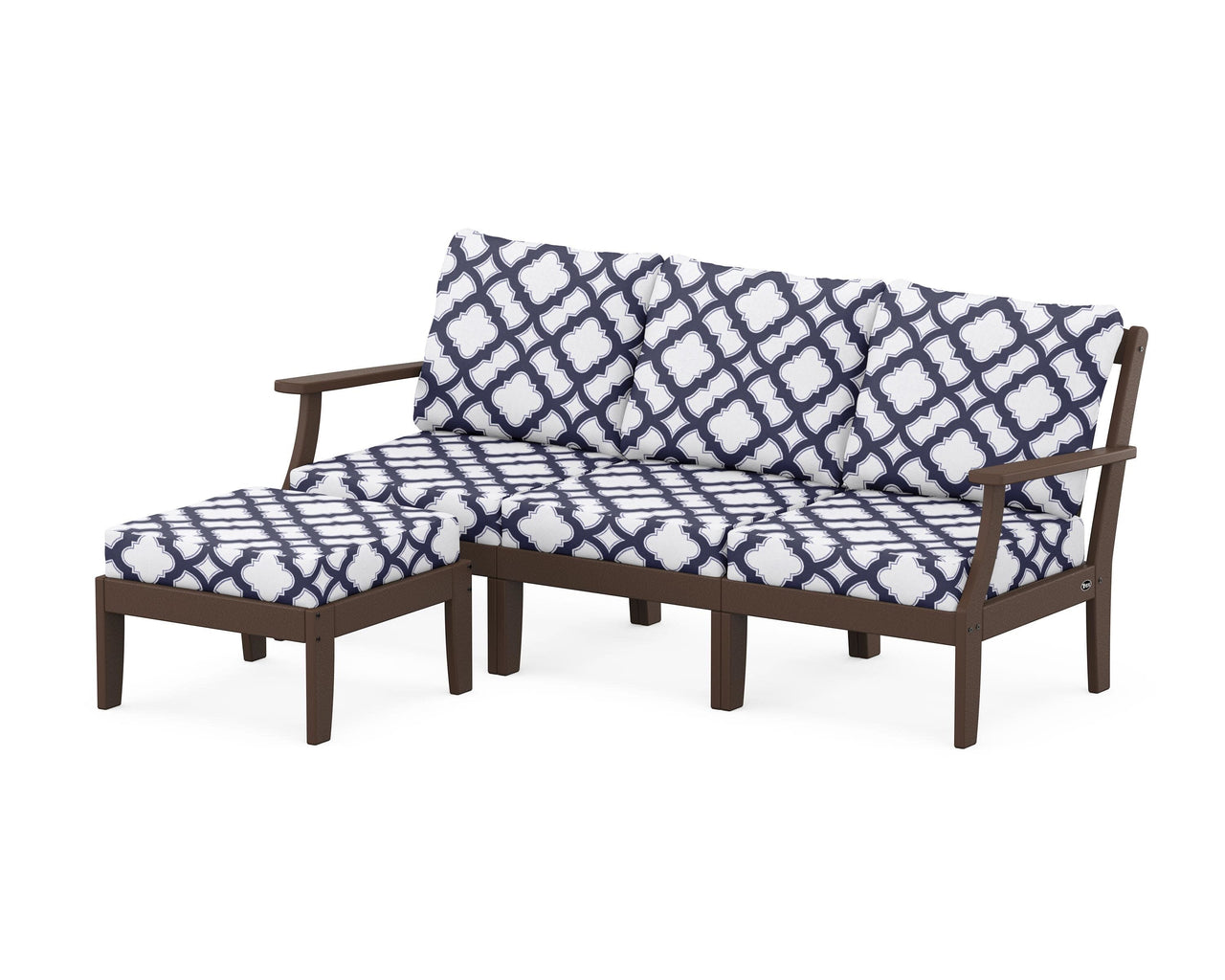 Trex Yacht Club Modular 4-Piece Deep Seating Set with Ottoman