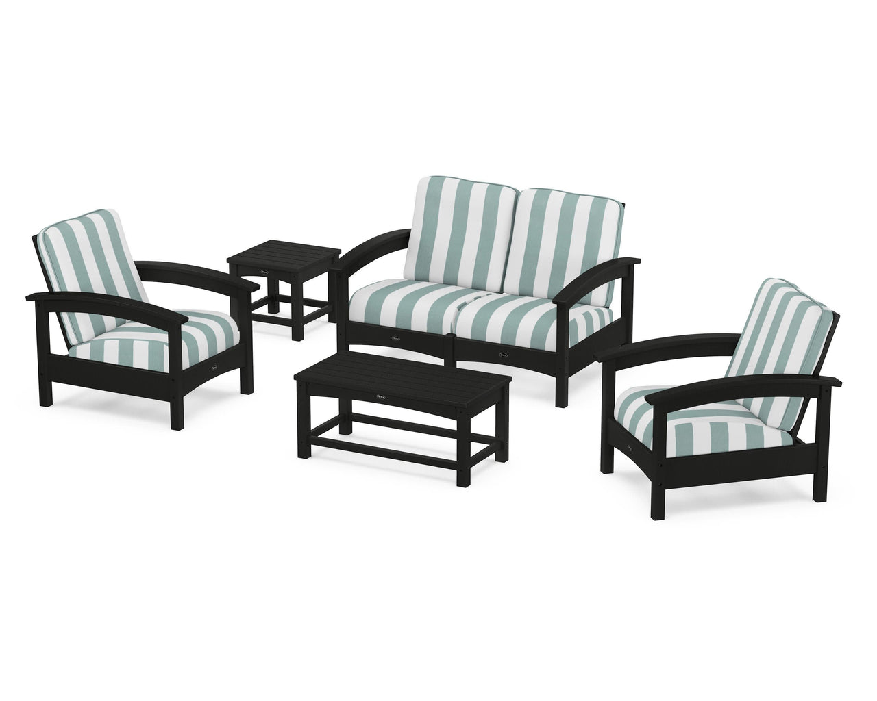 Trex Rockport Club 6-Piece Deep Seating Conversation Set