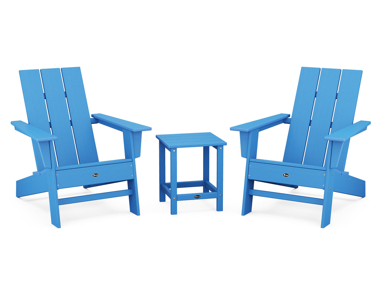 Trex Eastport 3-Piece Modern Adirondack Set