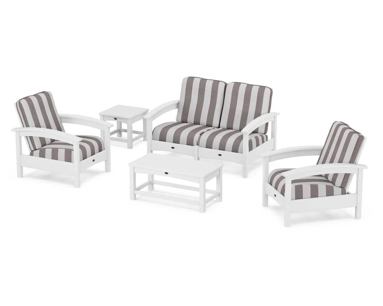 Trex Rockport Club 6-Piece Deep Seating Conversation Set