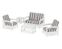 Thumbnail for Trex Rockport Club 6-Piece Deep Seating Conversation Set