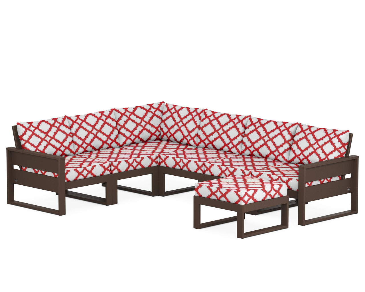Trex Eastport 6-Piece Sectional with Ottoman
