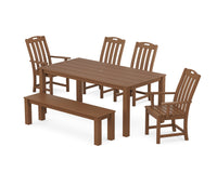 Thumbnail for Trex Yacht Club 6-Piece Parsons Dining Set with Bench