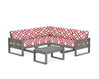 Thumbnail for Trex Eastport 6-Piece Deep Seating Sectional + Coffee Table Set