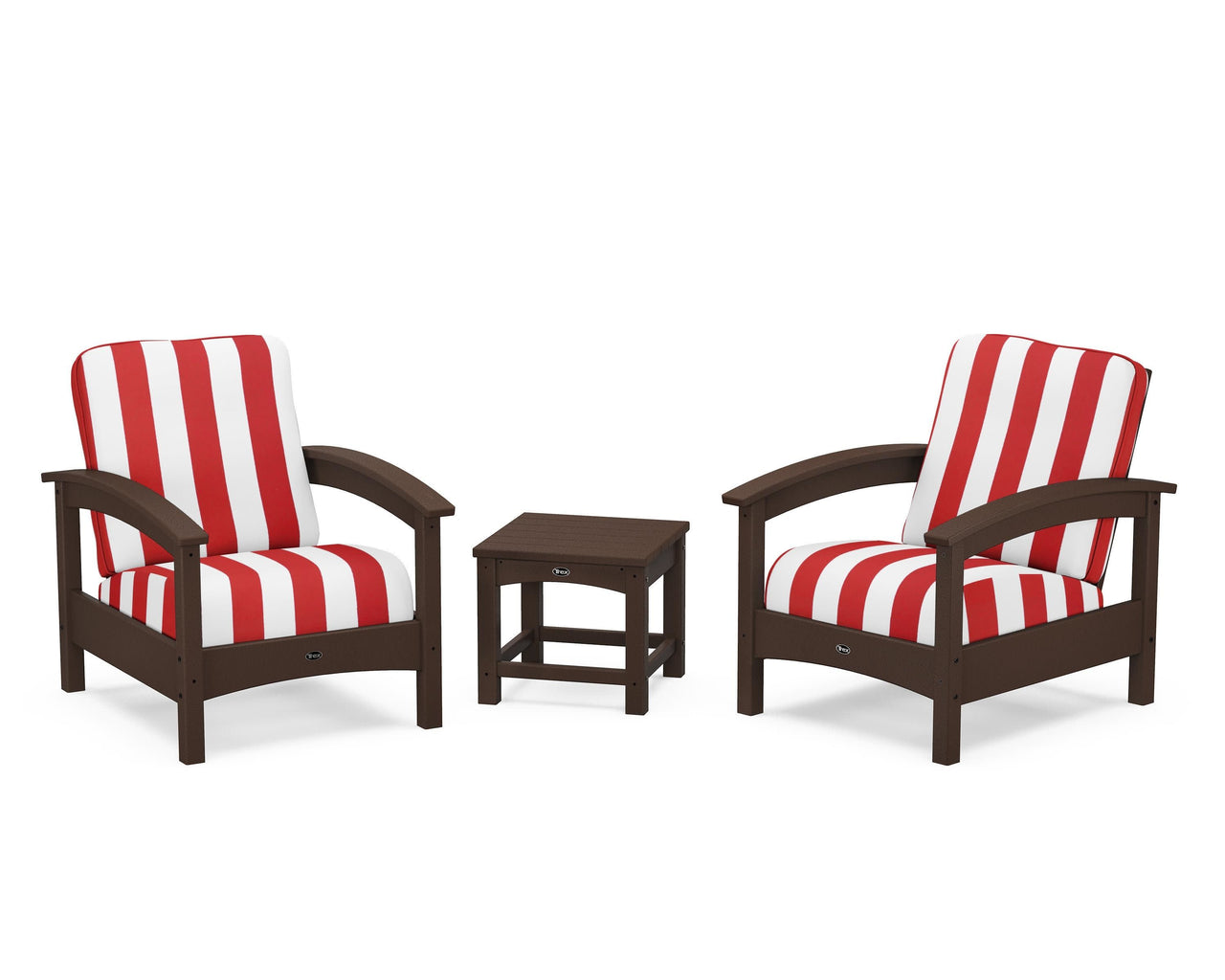 Trex Rockport Club 3-Piece Deep Seating Conversation Set