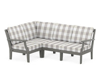 Thumbnail for Trex Yacht Club Modular 4-Piece Deep Seating Set