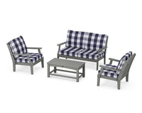 Thumbnail for Trex Yacht Club 4-Piece Deep Seating Chair Set