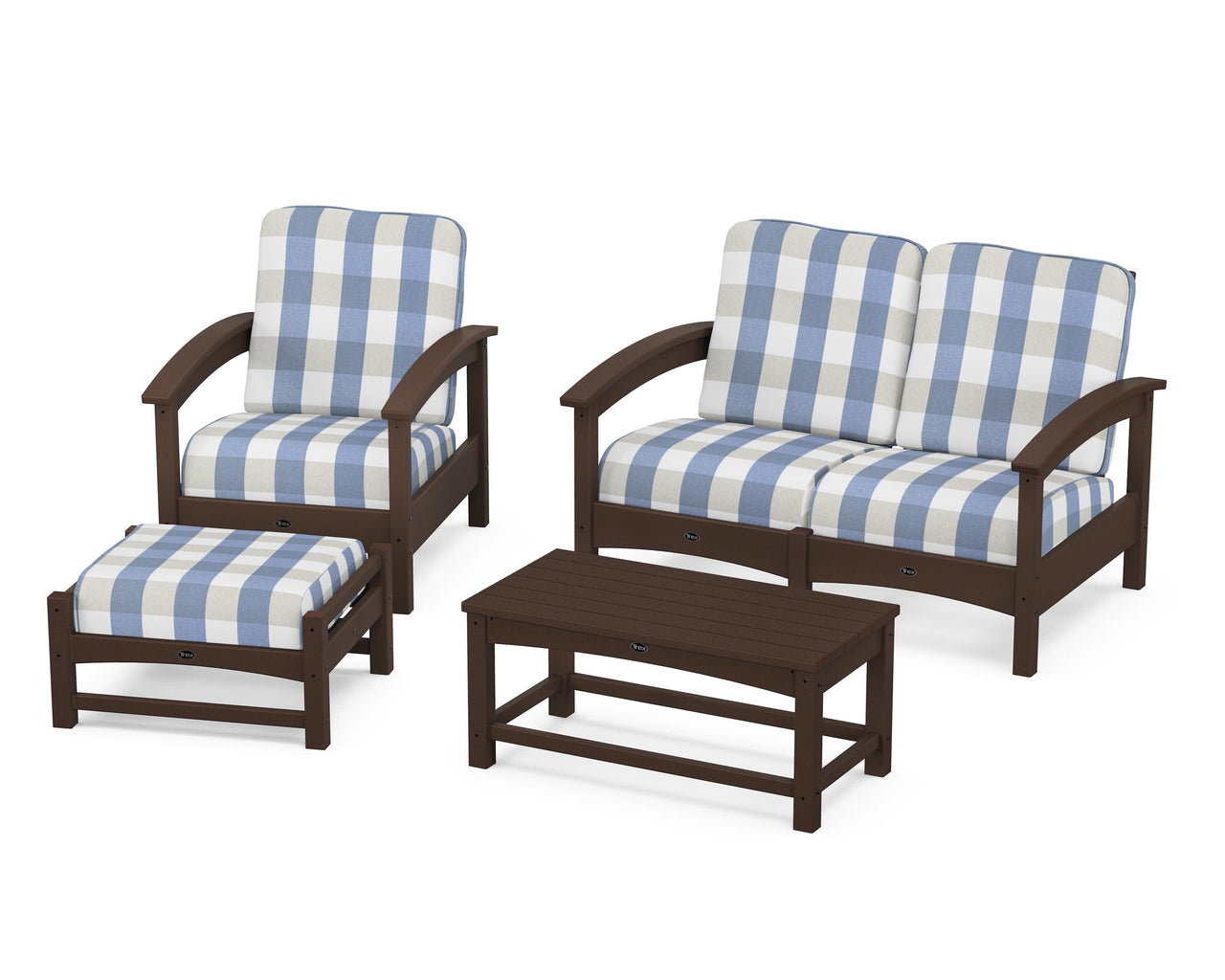 Trex Rockport 4-Piece Deep Seating Conversation Group