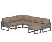 Thumbnail for Trex Eastport 6-Piece Sectional with Ottoman
