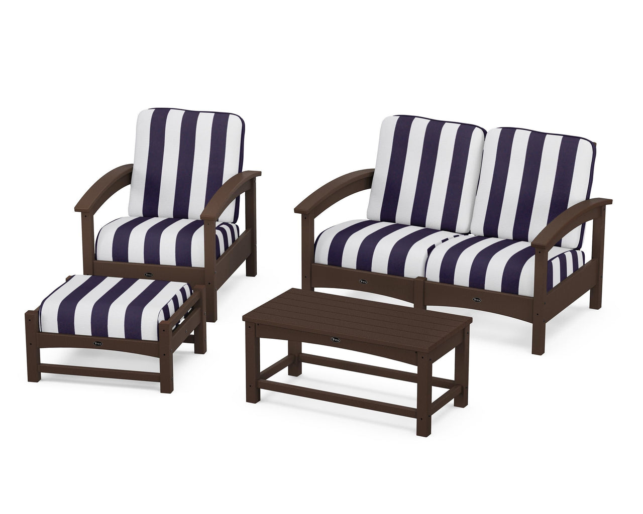 Trex Rockport 4-Piece Deep Seating Conversation Group