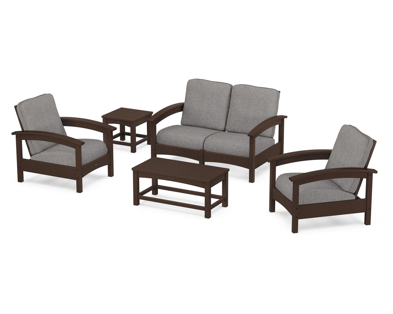 Trex Rockport Club 6-Piece Deep Seating Conversation Set