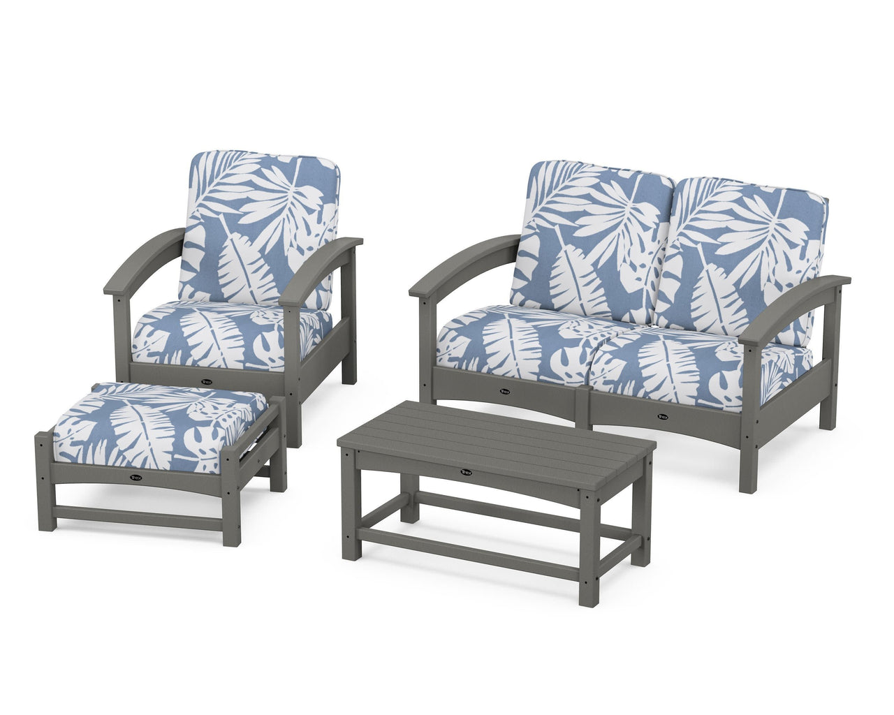 Trex Rockport 4-Piece Deep Seating Conversation Group