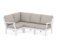 Thumbnail for Trex Yacht Club Modular 4-Piece Deep Seating Set