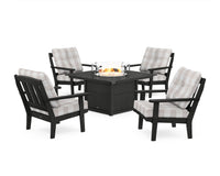 Thumbnail for Trex Cape Cod 5-Piece Deep Seating Set with Fire Pit Table