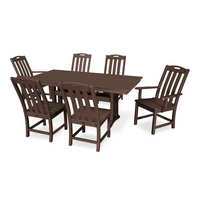 Thumbnail for Trex Yacht Club 7-Piece Farmhouse Trestle Dining Set