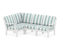 Thumbnail for Trex Yacht Club Modular 4-Piece Deep Seating Set