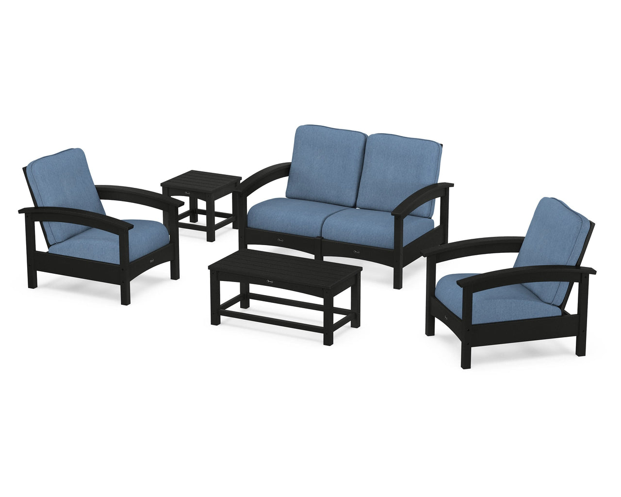 Trex Rockport Club 6-Piece Deep Seating Conversation Set