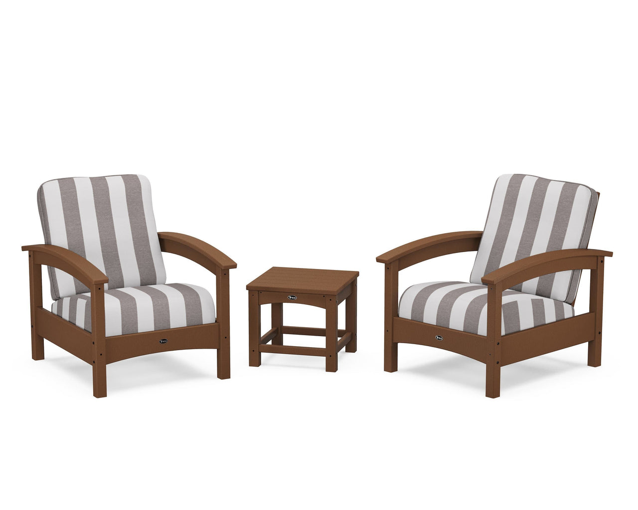 Trex Rockport Club 3-Piece Deep Seating Conversation Set