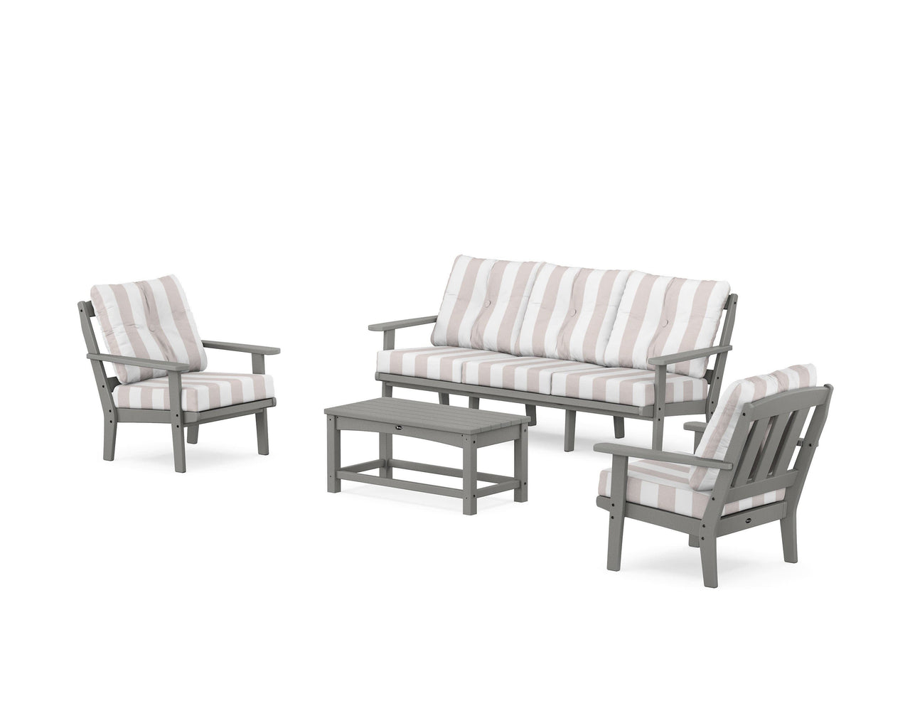 Trex Cape Cod 4-Piece Deep Seating Set with Sofa