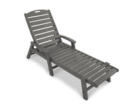 Thumbnail for Trex Yacht Club Chaise with Arms - Stackable