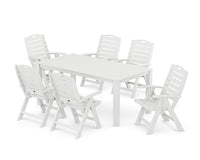 Thumbnail for Trex Yacht Club Highback Chair 7-Piece Parsons Dining Set