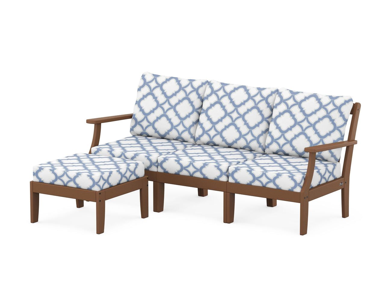 Trex Yacht Club Modular 4-Piece Deep Seating Set with Ottoman