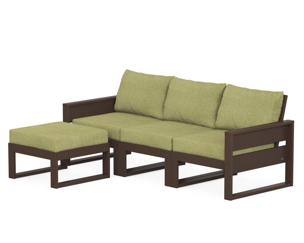 Trex Eastport 4- Piece Sectional with Ottoman