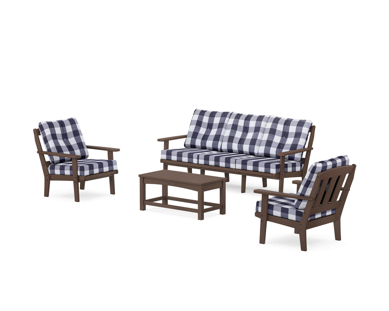 Trex Cape Cod 4-Piece Deep Seating Set with Sofa