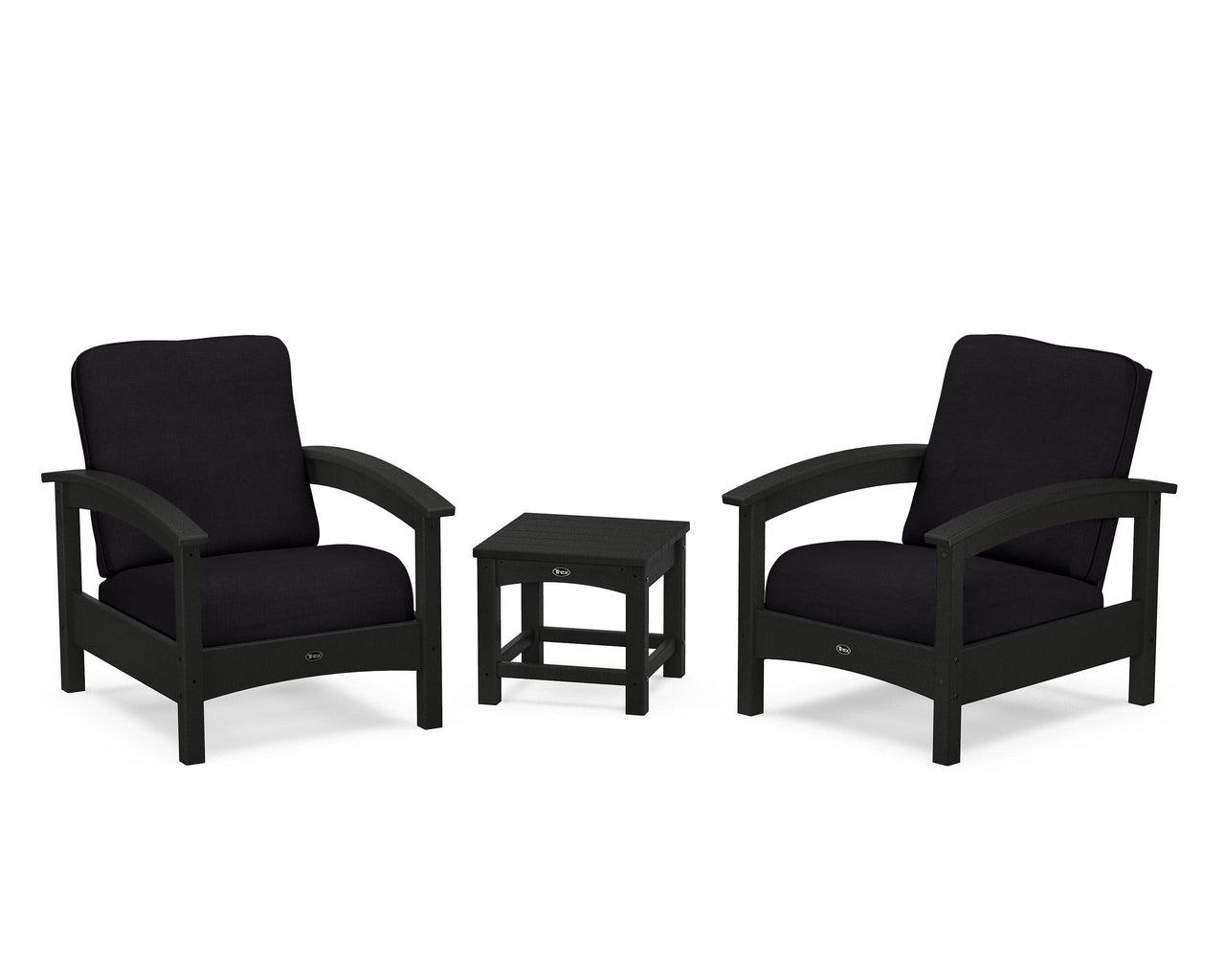 Trex Rockport Club 3-Piece Deep Seating Conversation Set
