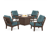 Thumbnail for Trex Cape Cod 5-Piece Deep Seating Set with Fire Pit Table
