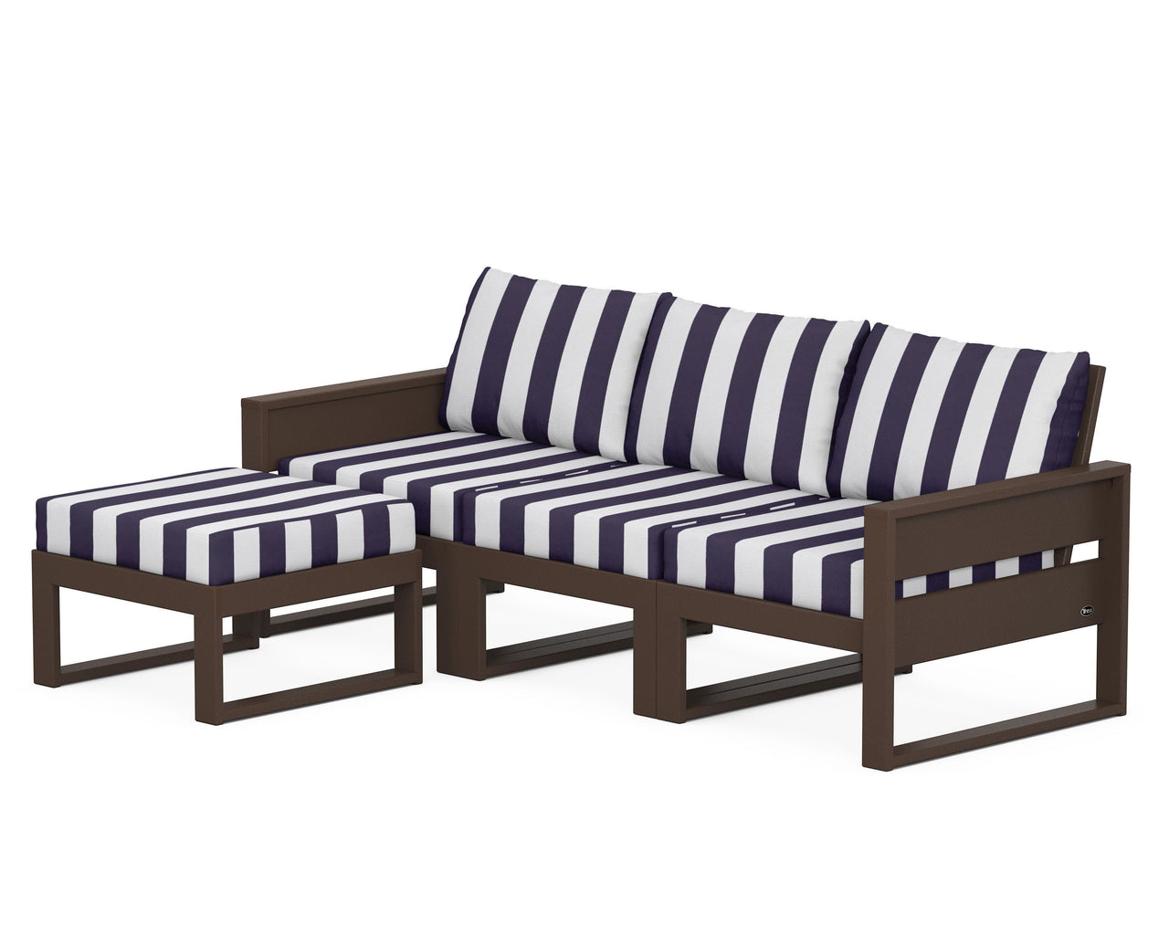 Trex Eastport 4- Piece Sectional with Ottoman