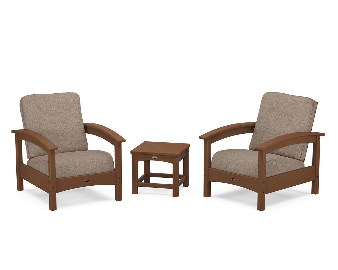 Trex Rockport Club 3-Piece Deep Seating Conversation Set