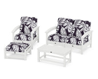 Thumbnail for Trex Rockport 4-Piece Deep Seating Conversation Group